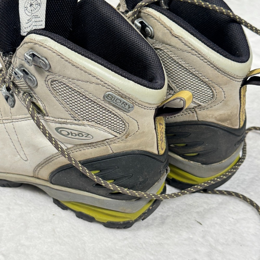 Oboz Wind River Hiking Boots Women's US 7.5 Gray Nubuck Leather BDry Waterproof - Picture 7 of 7